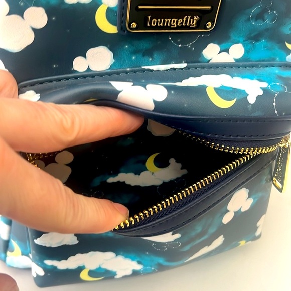 Disney Loungefly Cloud and Moon Backpack NWT - Picture 7 of 12
